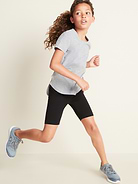 Image number 3 showing, Long Jersey Biker Shorts 3-Pack For Girls