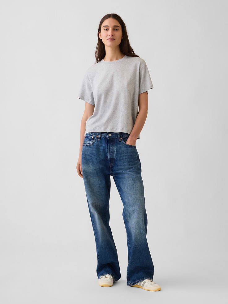 Image number 2 showing, Supima® Cotton Relaxed T-Shirt