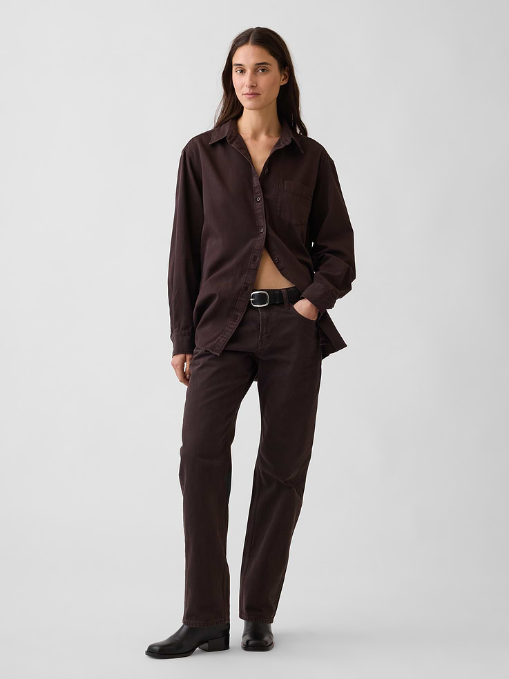 Image number 1 showing, Mid Rise Straight Taper Jeans