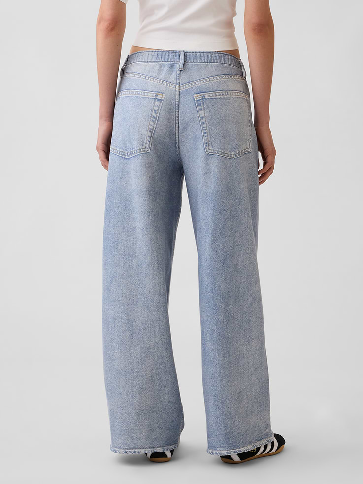 Image number 5 showing, Printed Baggy Sweatpant Jeans