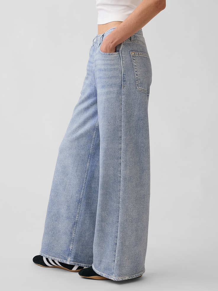 Image number 3 showing, Printed Baggy Sweatpant Jeans