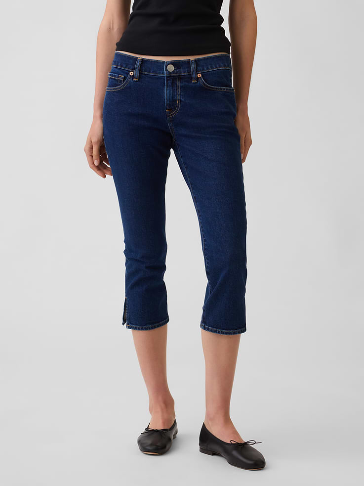 Image number 2 showing, Low Rise Capri Jeans