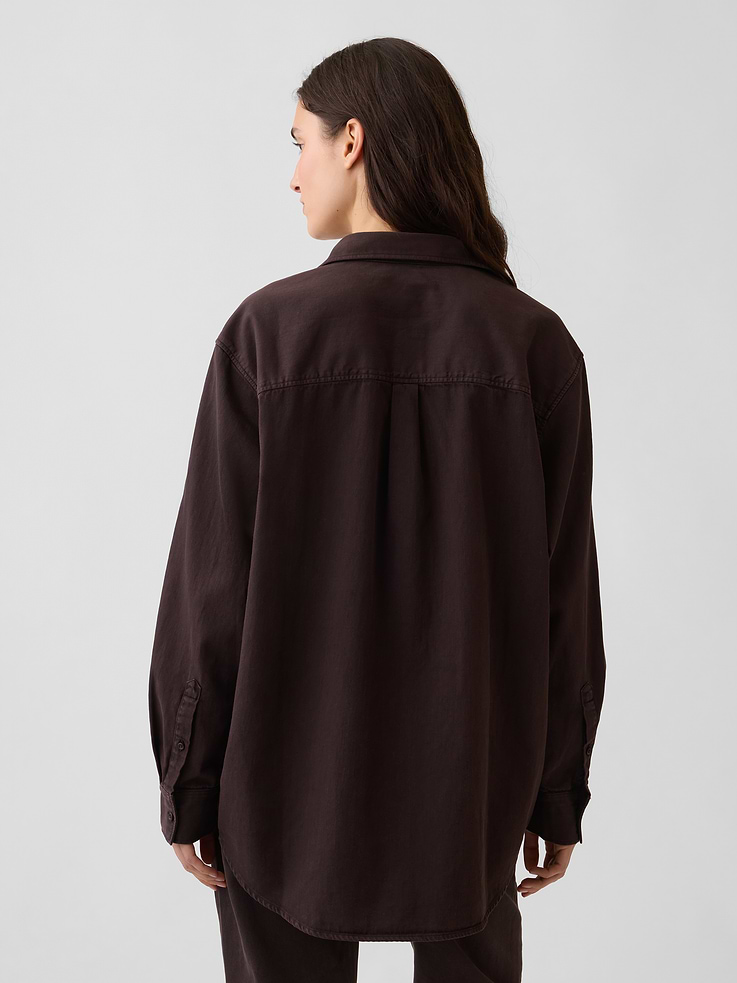Image number 3 showing, Denim Big Shirt