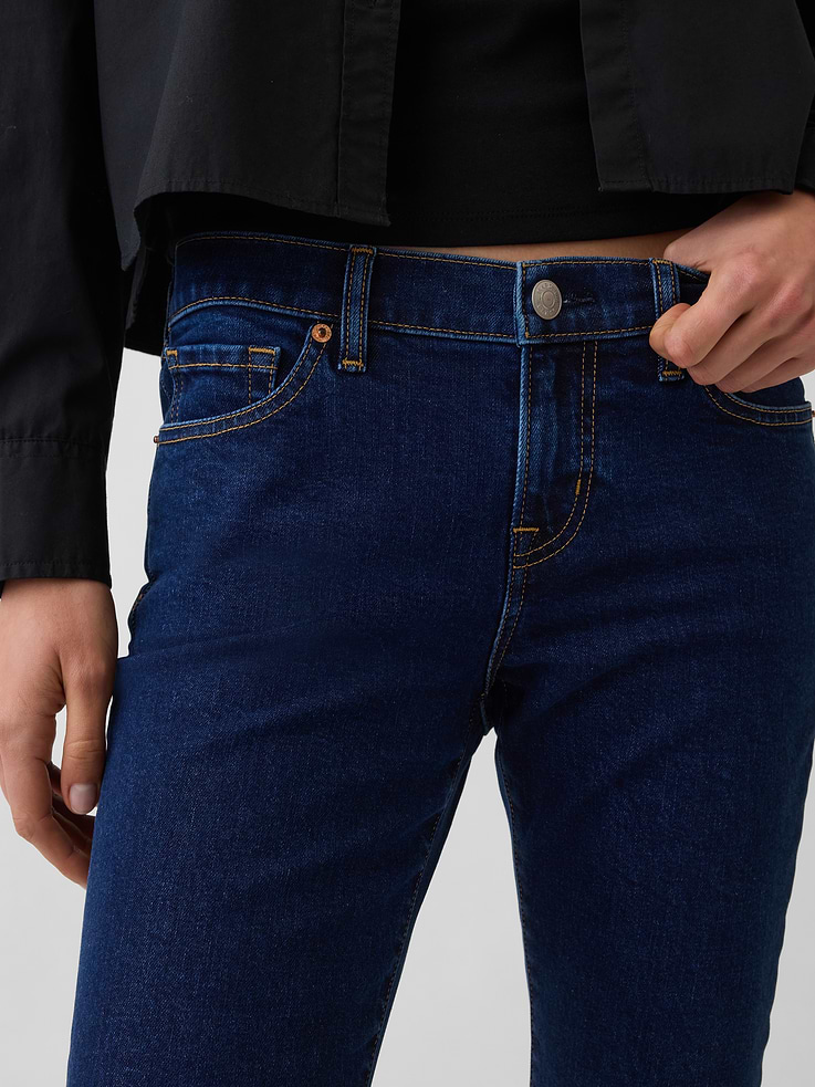 Image number 6 showing, Low Rise Capri Jeans