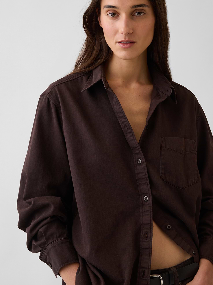 Image number 4 showing, Denim Big Shirt