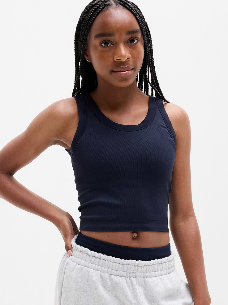 Image number 1 showing, Athleta Girl Rise Above Rib Scoop Tank