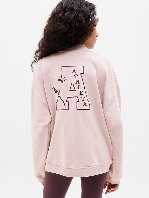 Athleta Girl All Day Varsity Sweatshirt