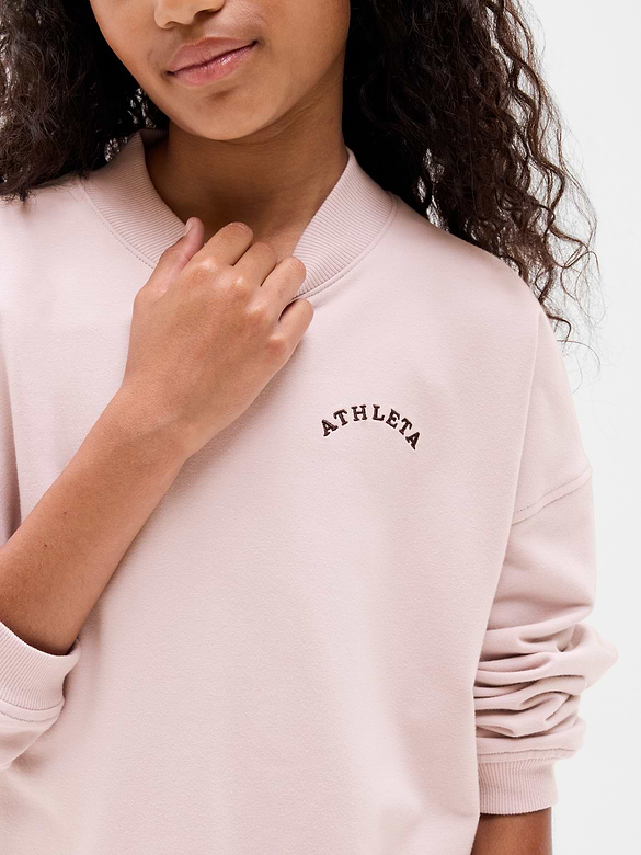 Athleta Girl All Day Varsity Sweatshirt