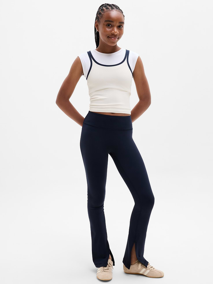 Image number 1 showing, Athleta Girl Elation Mid Rise Flare