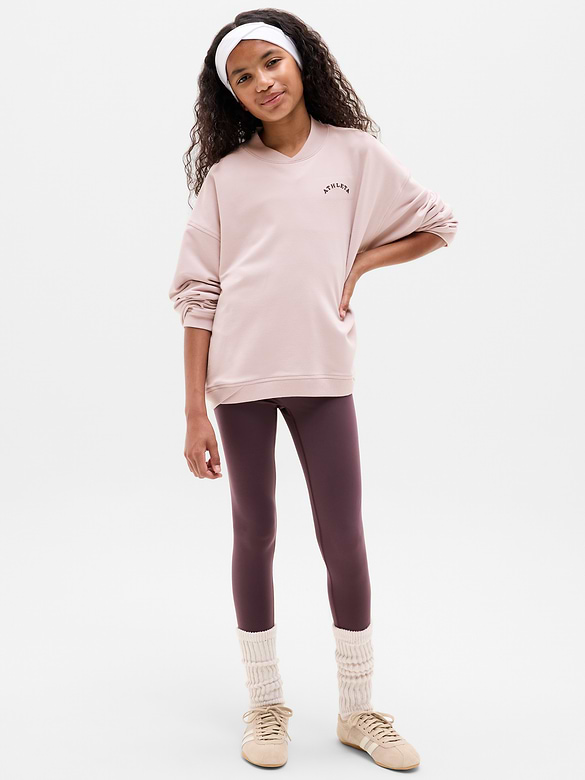Athleta Girl All Day Varsity Sweatshirt