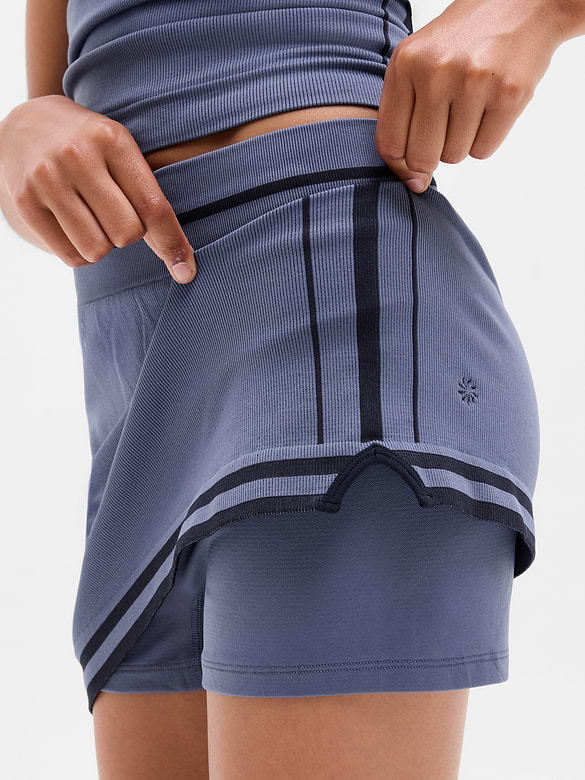 Athleta Girl Rise Above Rib Skort