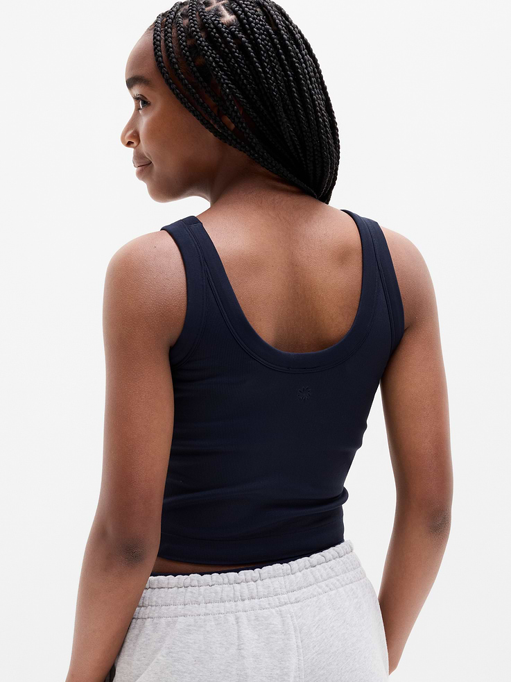 Image number 3 showing, Athleta Girl Rise Above Rib Scoop Tank