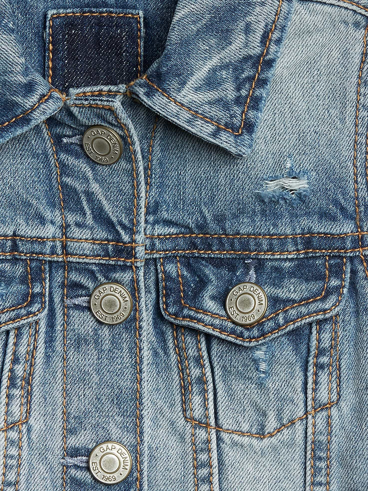 Image 3 of 3, Baby & Toddler Icon Denim Jacket