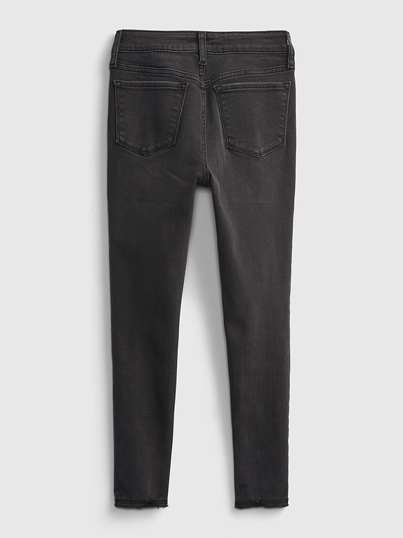 Kids High-Rise Distressed Ankle Jeggings