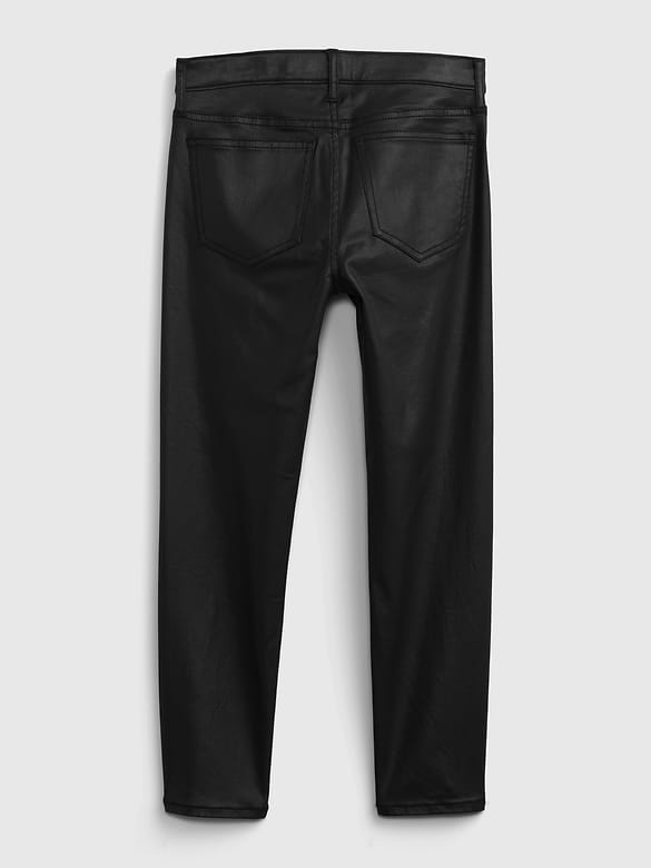 Kids High Rise Pencil Slim Ankle Jeans