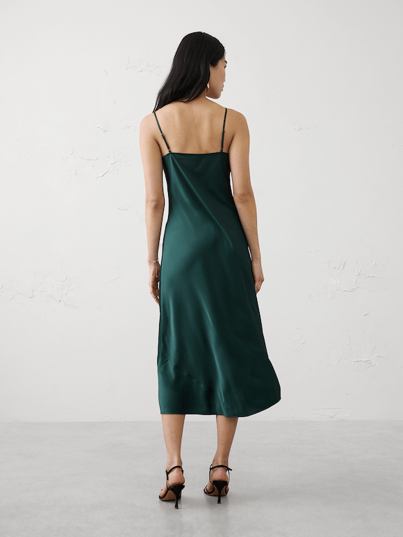Satin Midi Dress