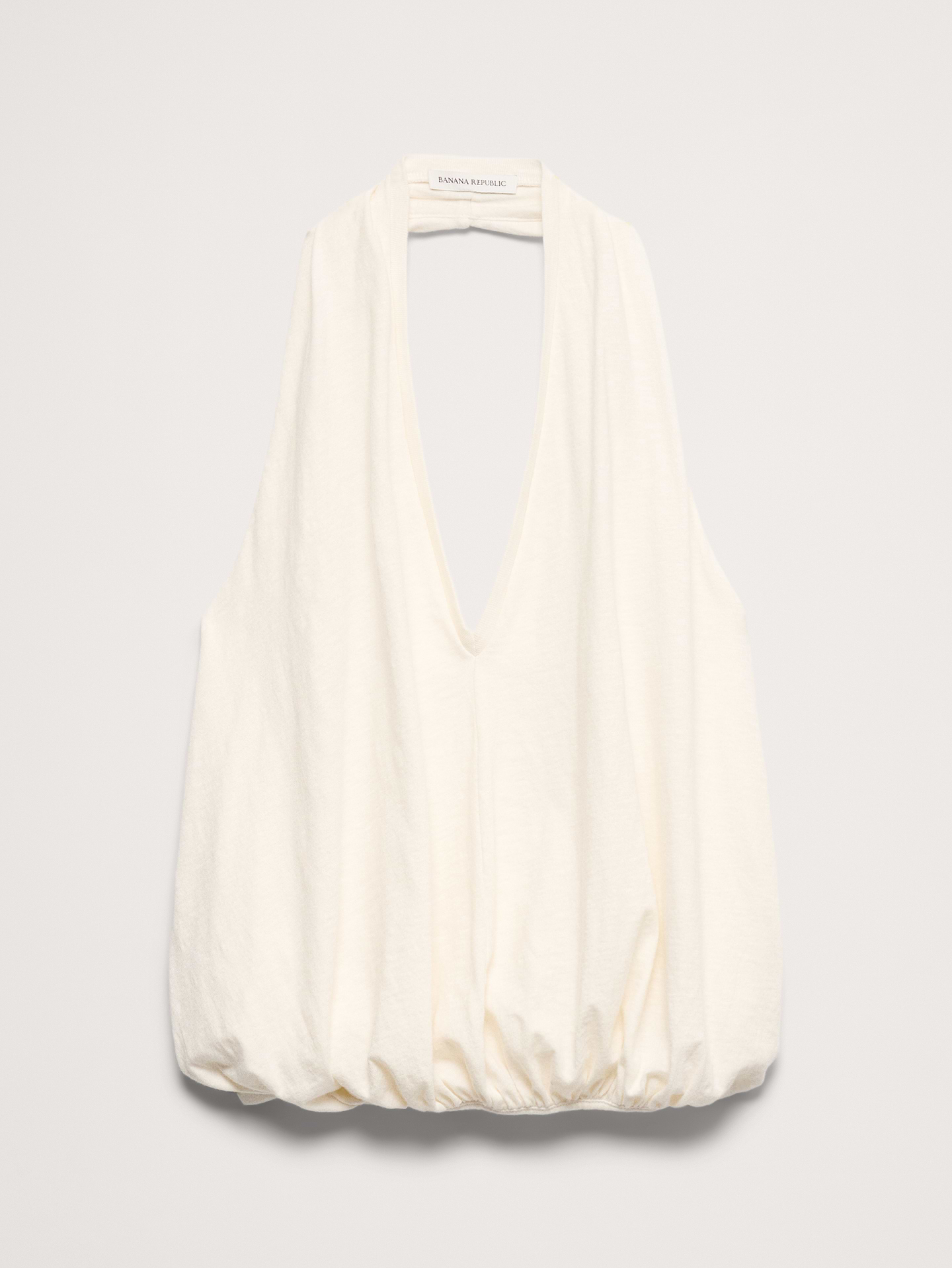 L'image numéro 4 présente Camisole bain de soleil à ourlet ballon en coton flammé