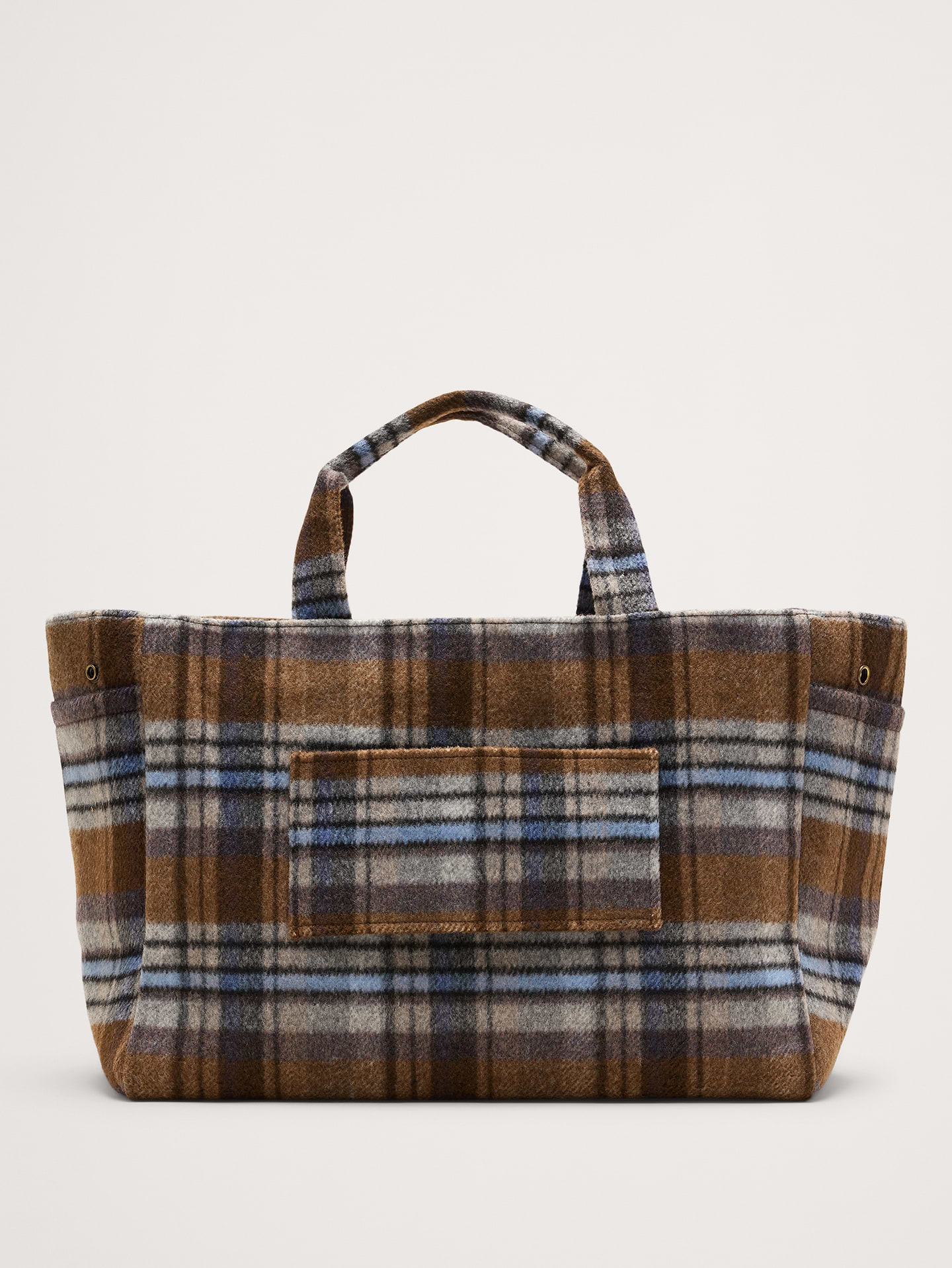 Image number 4 showing, Plaid Airplane Tote By Hat Attack