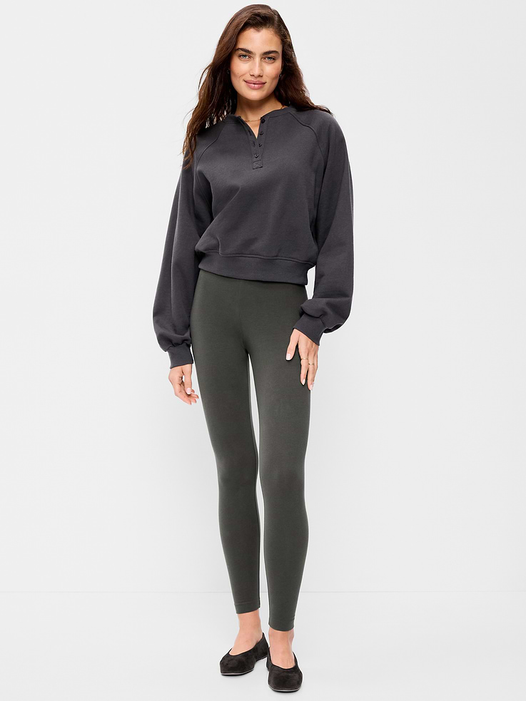Image 1 of 4, Your go-to legging for extreme lounging (and layering)., more for downtime than gym time, elasticized waist, pull-on style, Product #736412