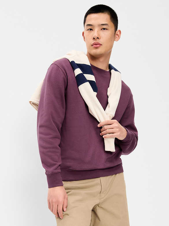 Loose Rotation Crew-Neck Sweatshirt