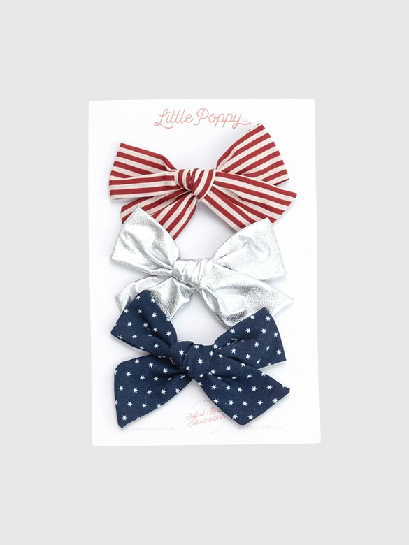 The Lauren Bow Clip Set