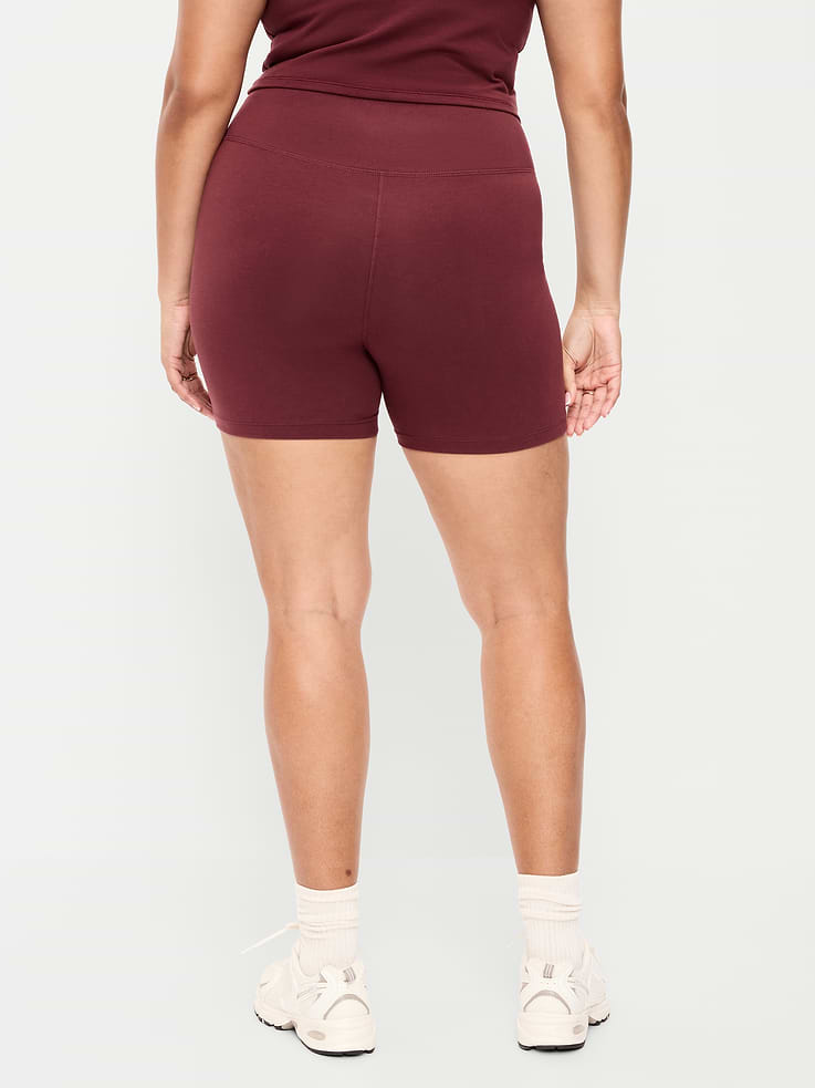 Image number 7 showing, High-Waisted PowerChill Biker Shorts -- 5-inch inseam