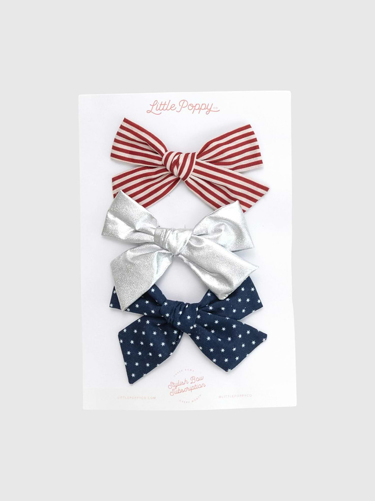 Image 7 of 7, The Lauren Bow Clip Set