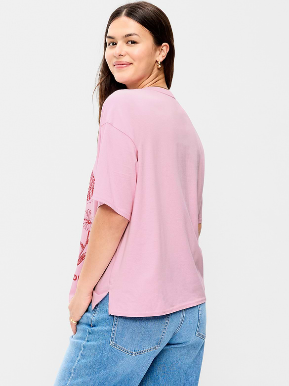 Yosemite National Park Crew-Neck Oversized T-Shirt