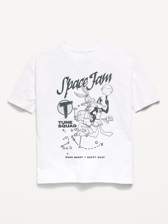 Space Jam™ Oversized Gender-Neutral Graphic T-Shirt for Kids