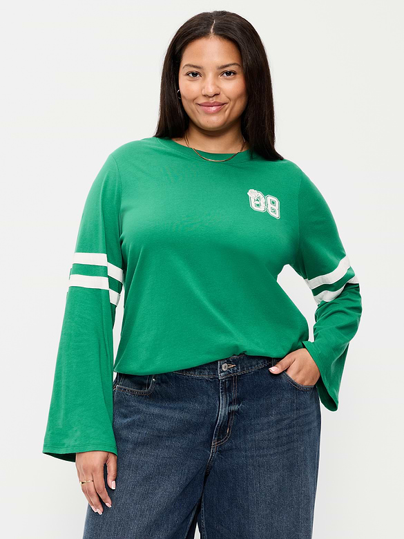 EveryWear Long-Sleeve Graphic T-Shirt