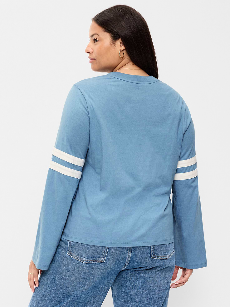 Image number 9 showing, EveryWear Long-Sleeve Graphic T-Shirt
