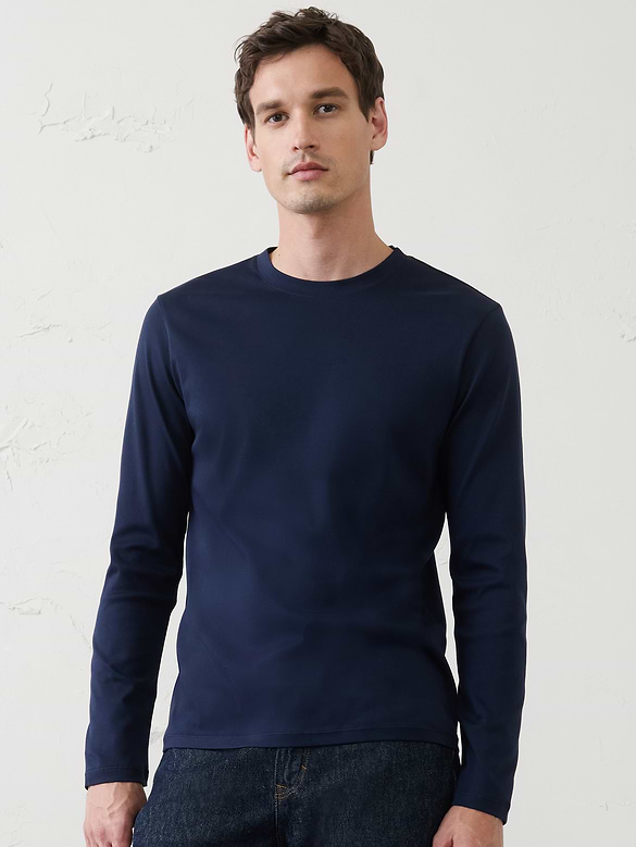Slim-Fit Luxe Touch Long-Sleeve T-Shirt