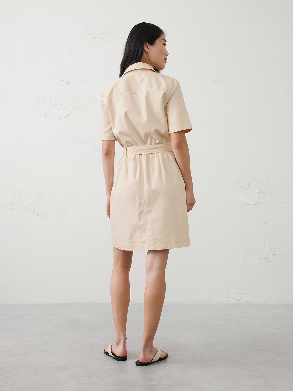 utility dress beige Mini Shirtdress anthony vaccarello xx03092026pm_nyd U.S. Coast Gurard Auxiliary, Size:Petite-2