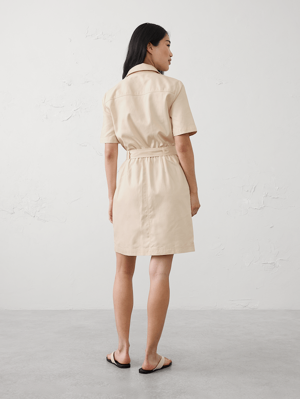 Utility Mini Shirtdress