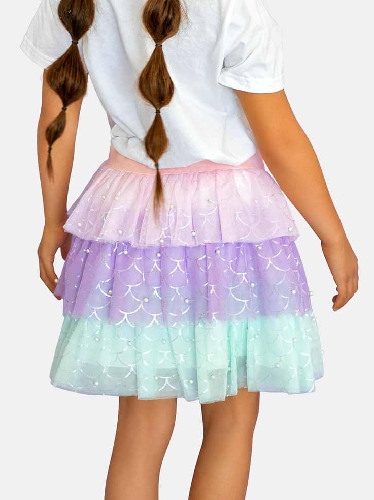 Image number 2 showing, Sweet Wink Mermaid Pearl Tutu Skirt