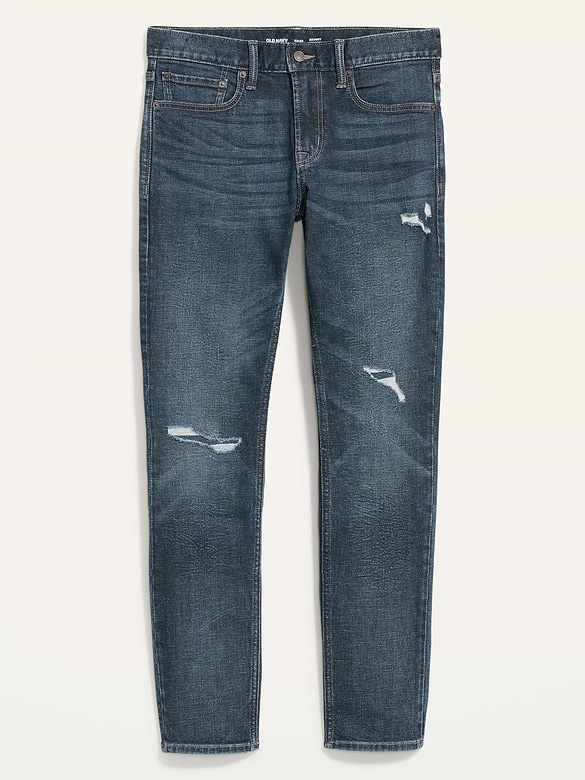 Skinny Built-In Flex Ripped Jeans