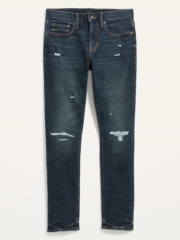 Slim Built-In Flex Ripped Jeans