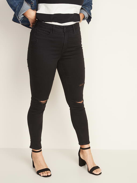 High-Waisted Rockstar Super-Skinny Jeans