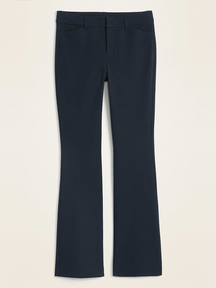 L'image numéro 4 présente Pantalon Pixie évasé à taille haute