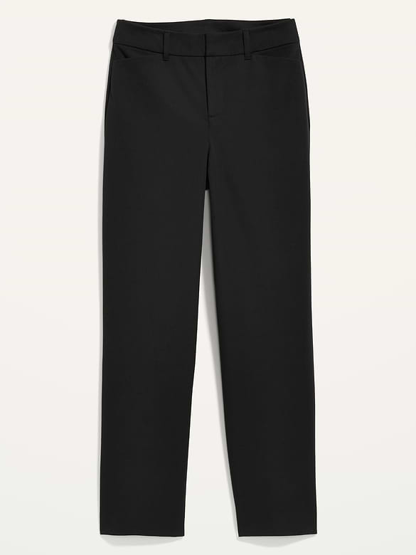 High-Waisted Pixie Straight Pants