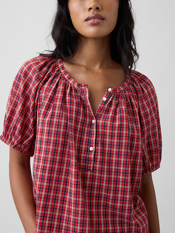 Oversized Puff Sleeve Top