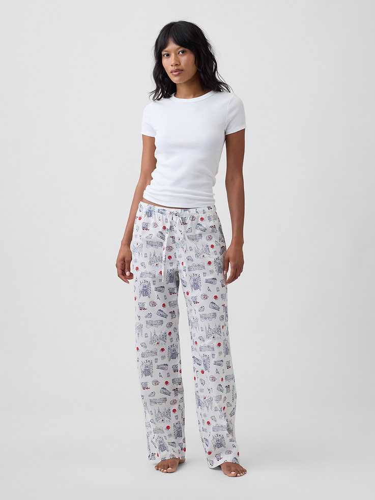 Image number 1 showing, Poplin PJ Pants