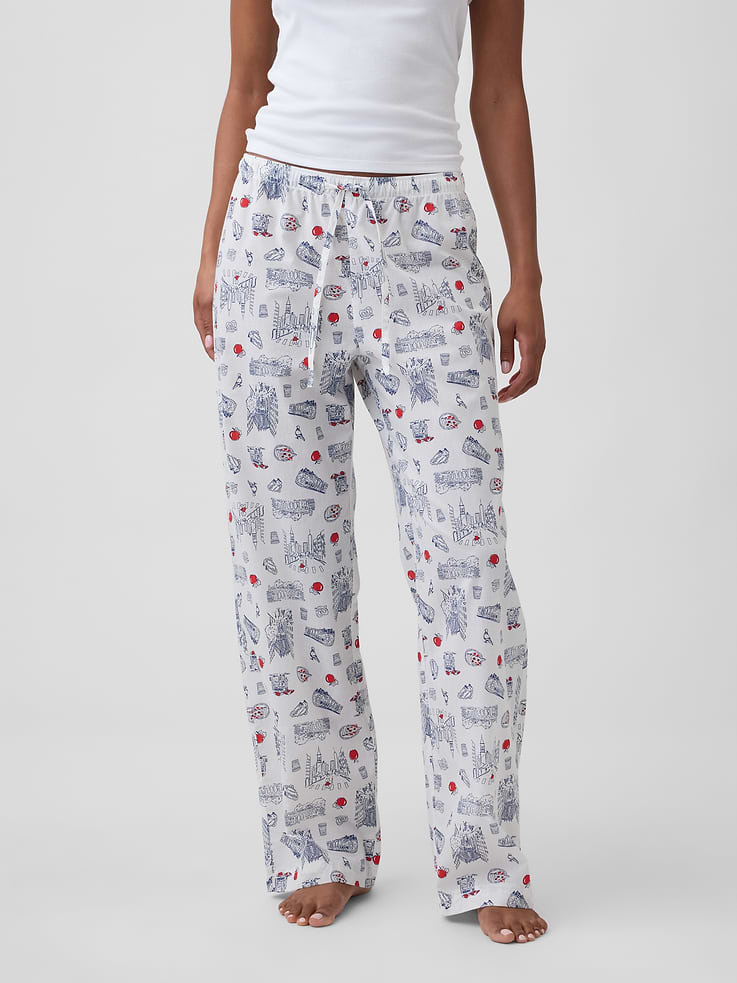 Image number 3 showing, Poplin PJ Pants