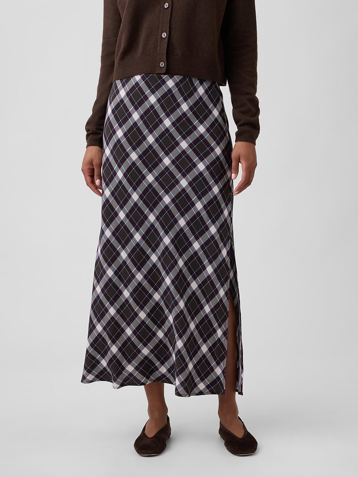 Image number 3 showing, Satin Pull-On Maxi Skirt