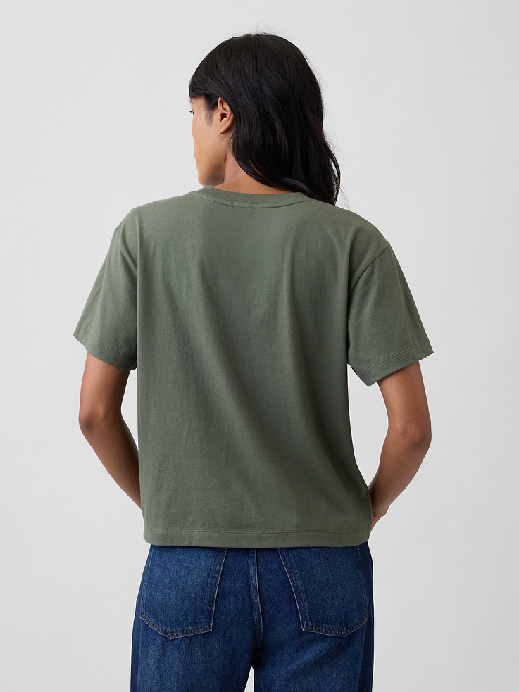 Image number 2 showing, Boxy Crewneck T-Shirt