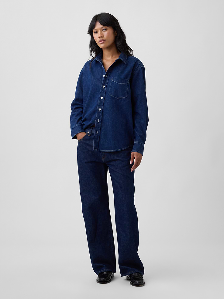 Image number 3 showing, Oversized Denim Shirt