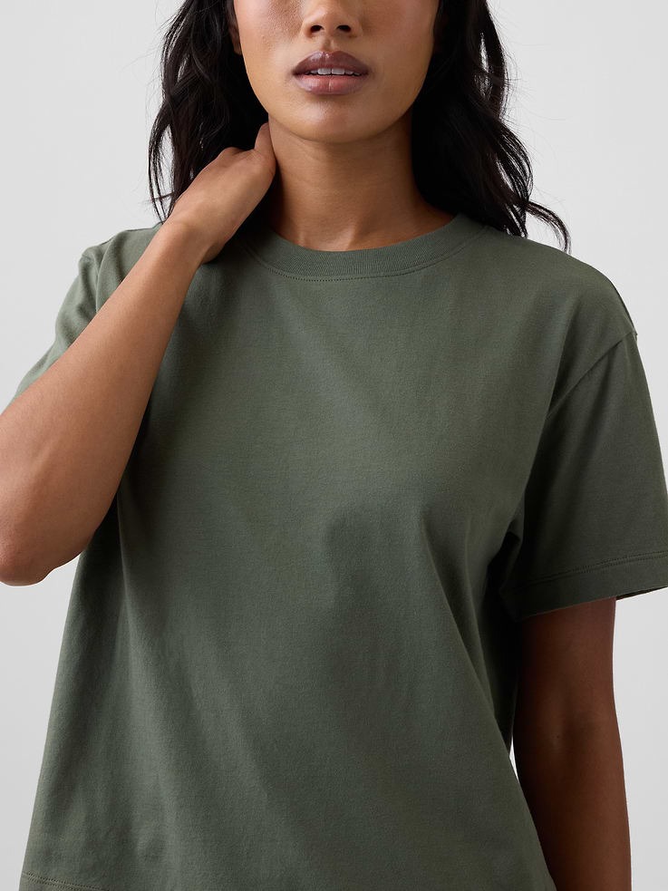 Image number 4 showing, Boxy Crewneck T-Shirt