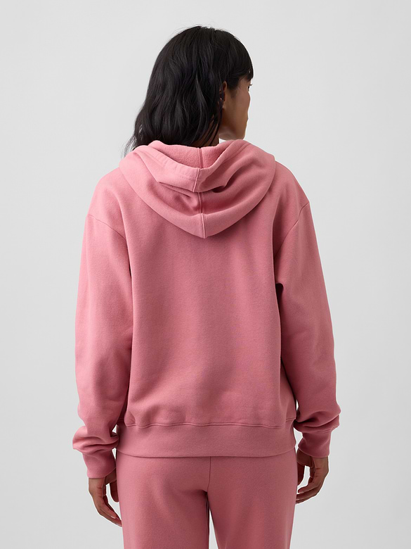 Relaxed Gap Logo Zip Hoodie