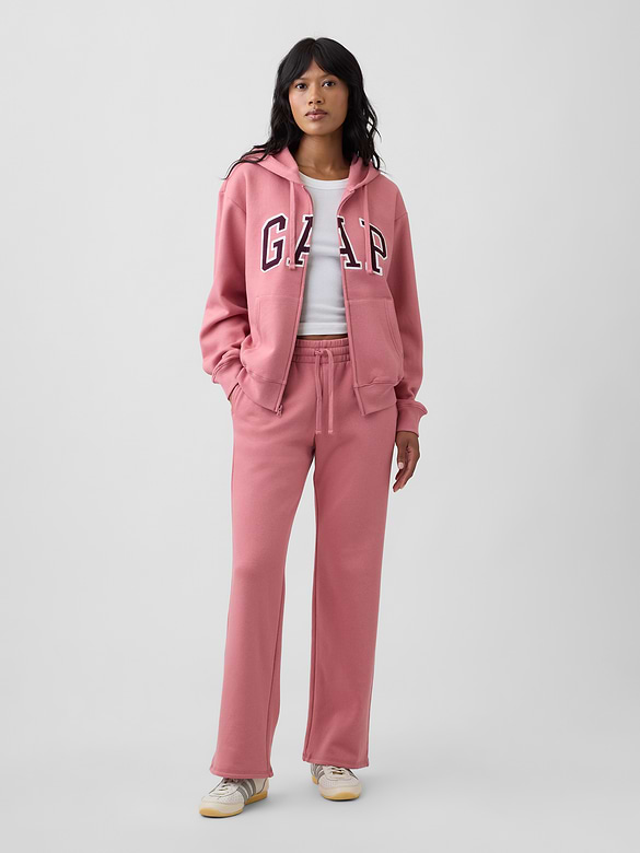 Relaxed Gap Logo Zip Hoodie