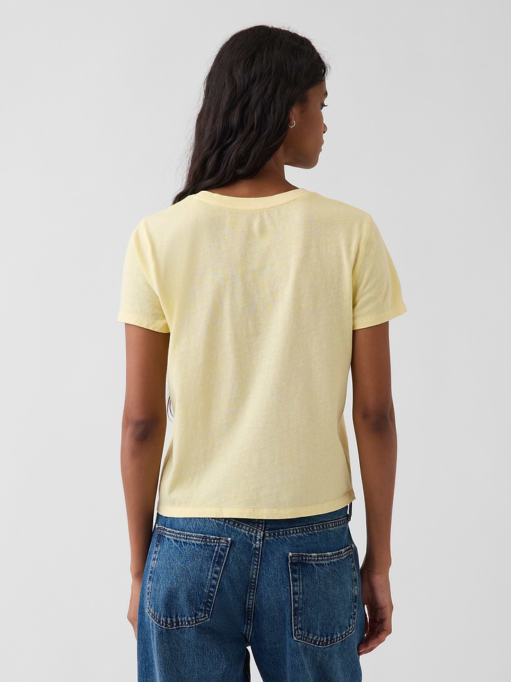 Image number 3 showing, 100% Cotton Authentic Shrunken Graphic T-Shirt